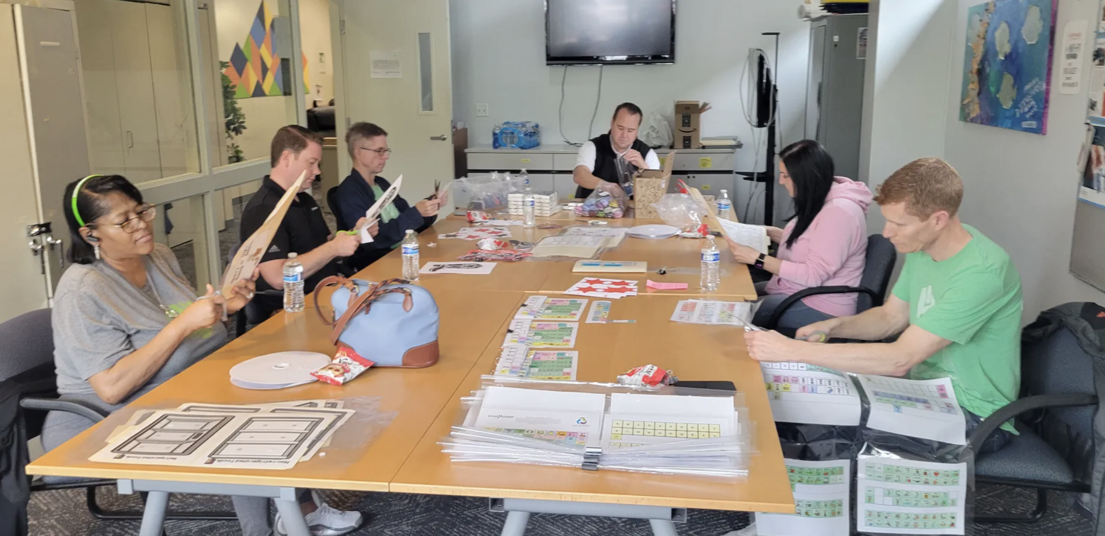 huntington bank volunteering with easterseals