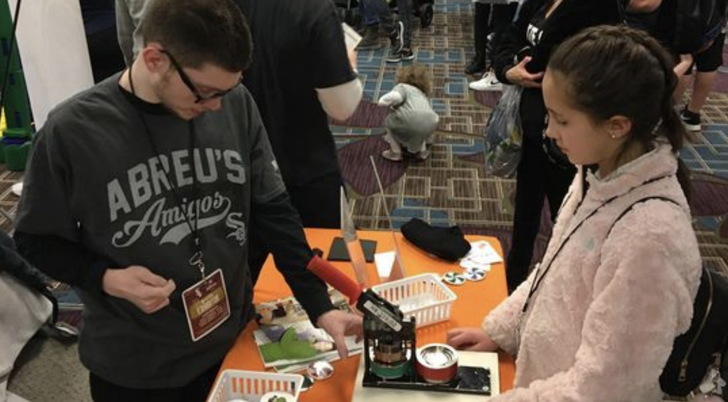 patrick working at hb threads event