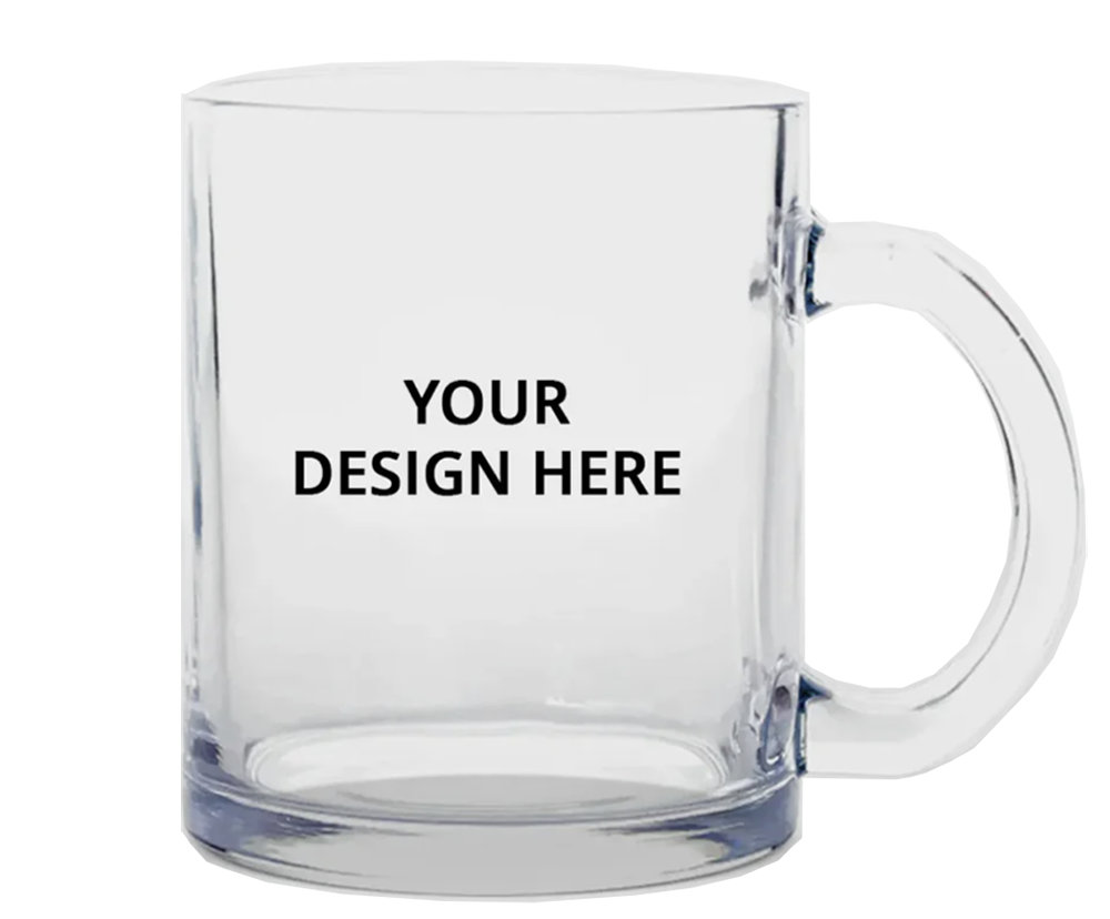 11 oz. Clear Glass Sublimation