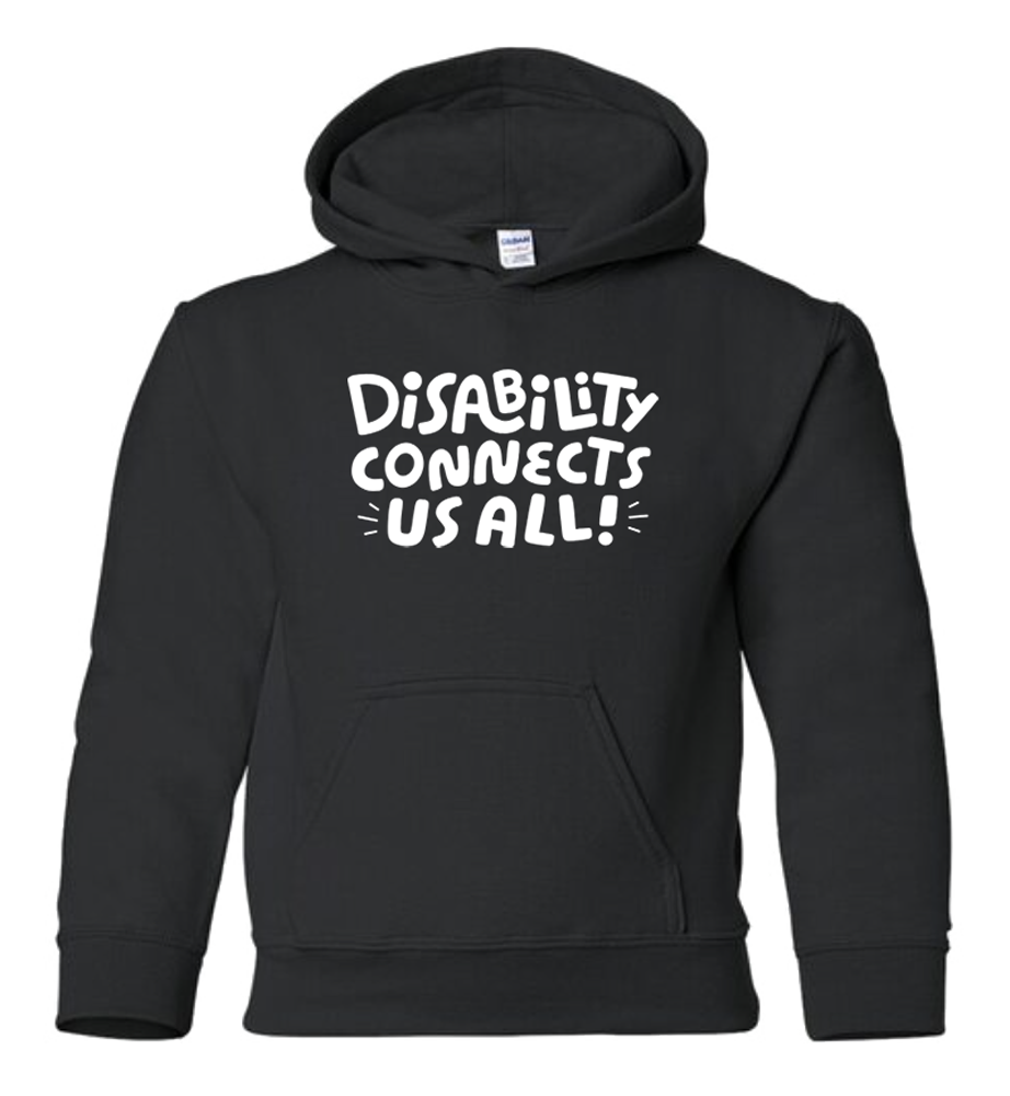 Disabilities Connect Us All - Gildan Youth Heavy Blend 50/50 Hoodie