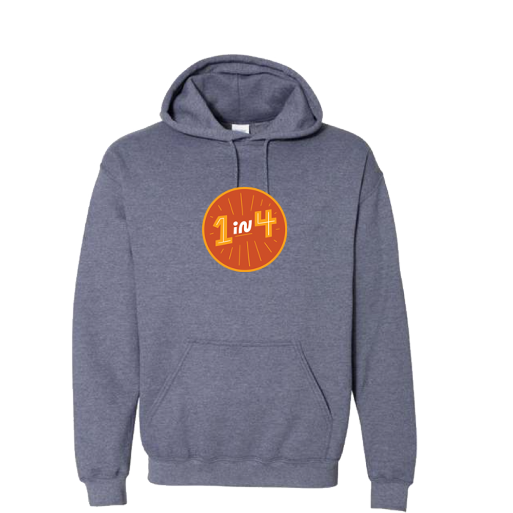 1 in 4 - Gildan Unisex Heavy Blend 50/50 Hoodie