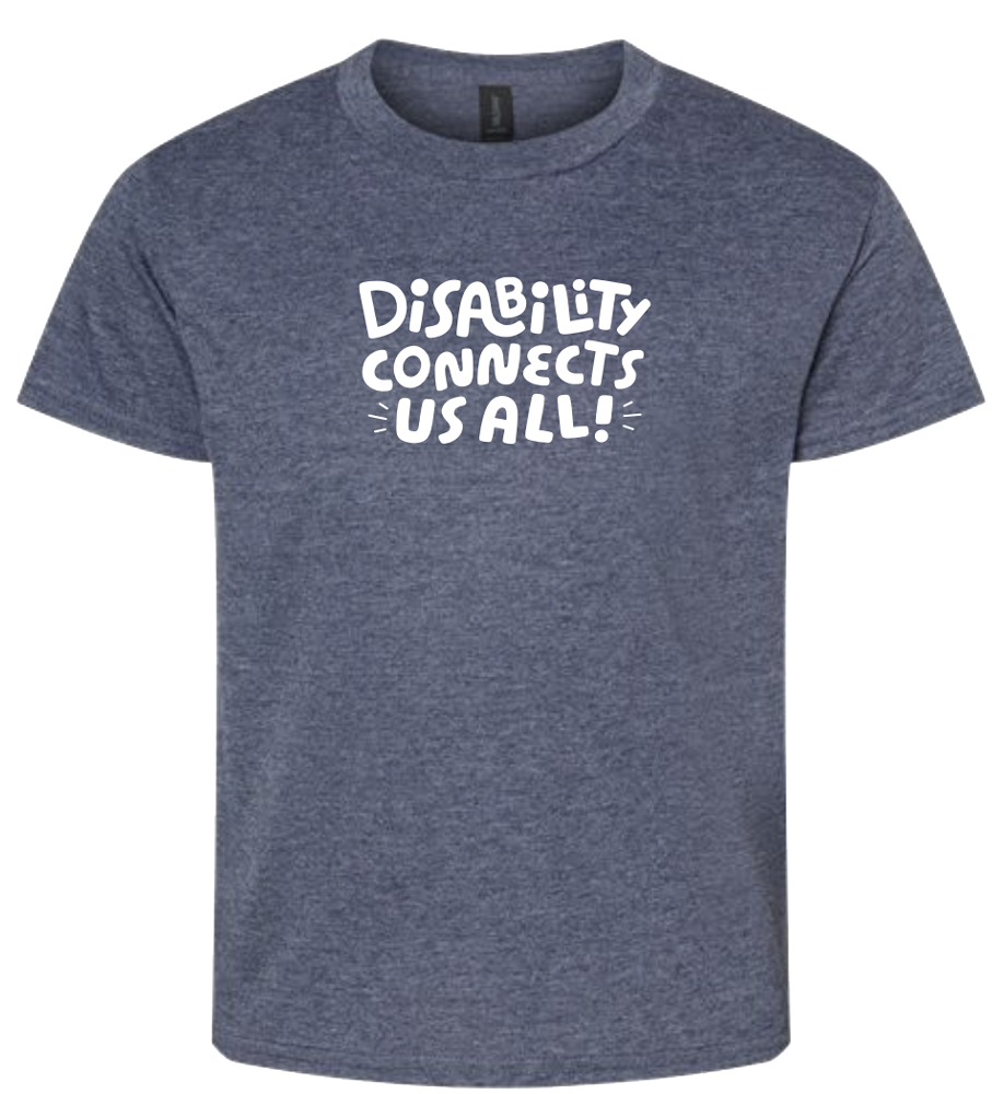 Disability Connects Us All - Gildan Youth Softstyle T-shirt - Image 7