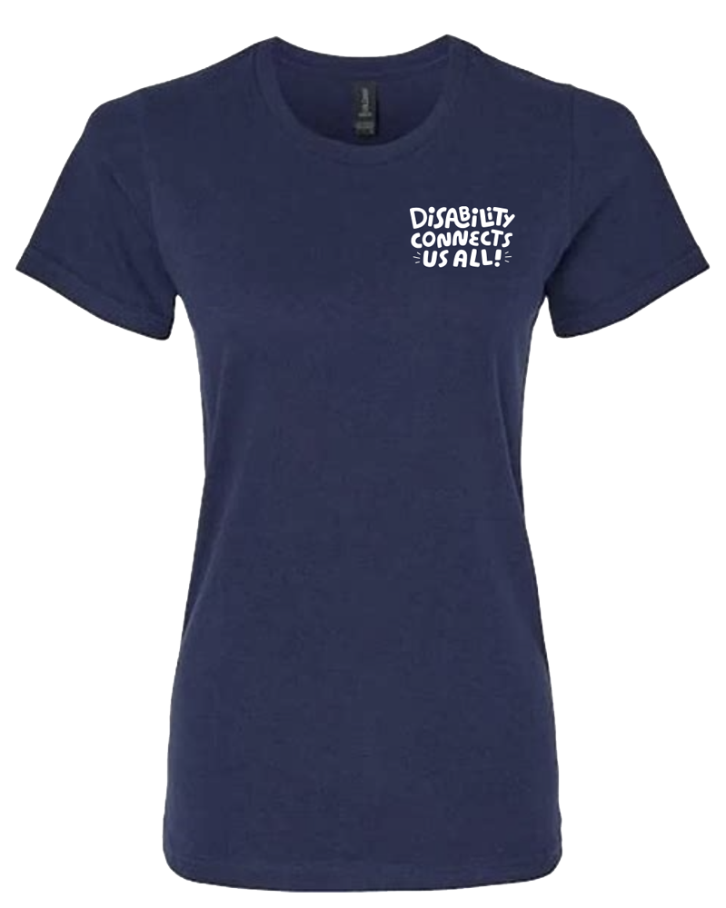 Disability Connects Us All - Gildan Women's Softstyle Fitted T-Shirt