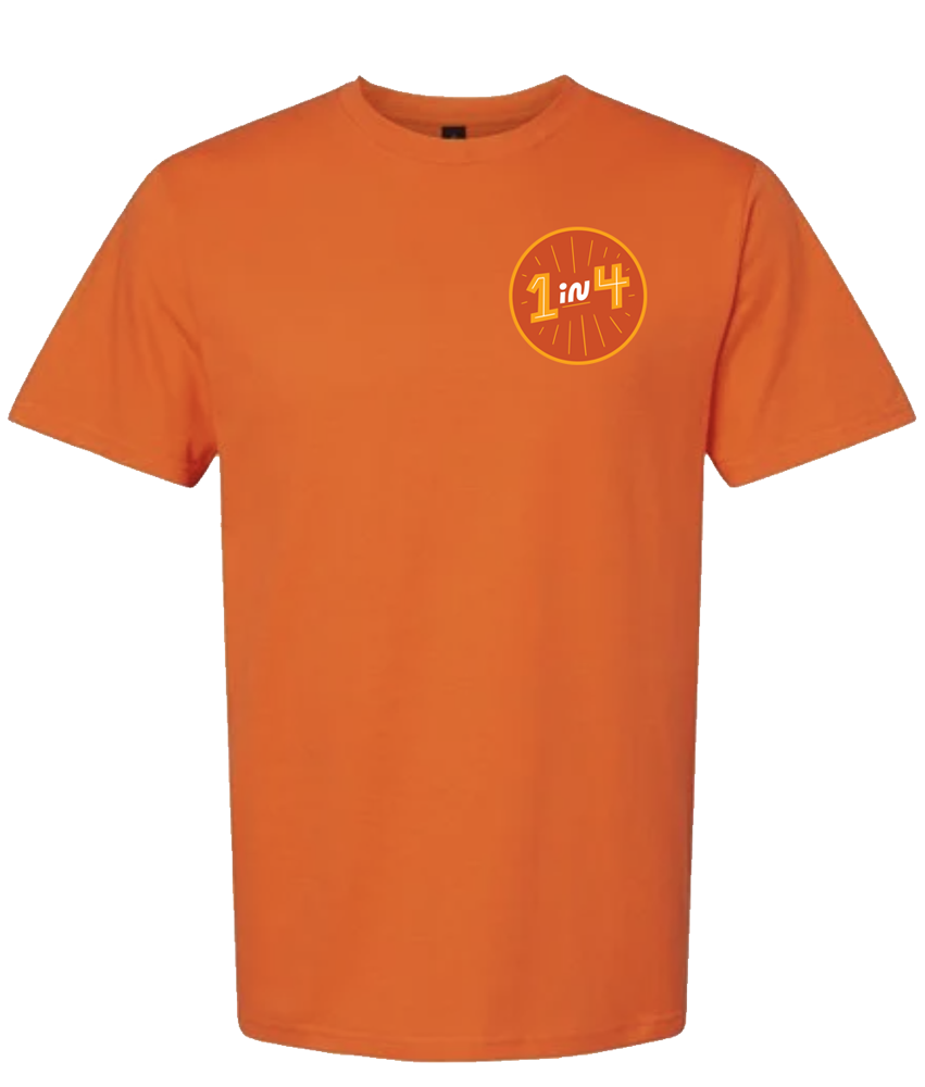 1 in 4 - Gildan Adult Unisex Softstyle T Shirt - Image 3