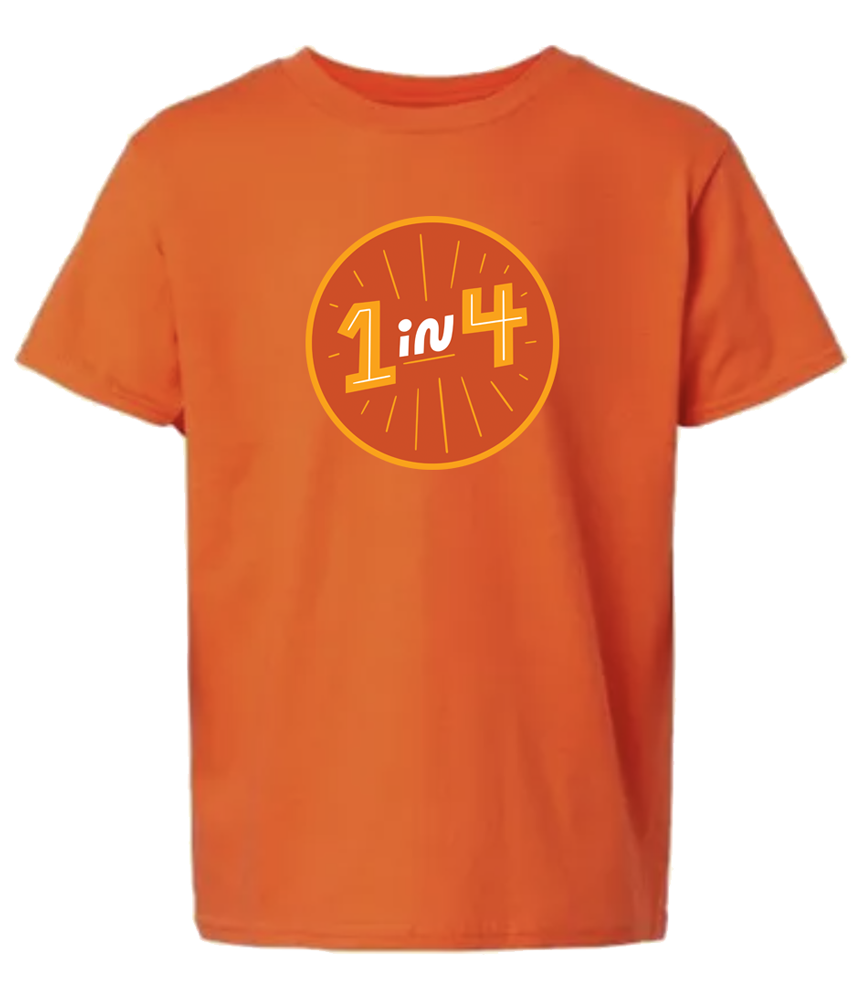 1 in 4 - Gildan Youth Softstyle T-shirt - Image 5