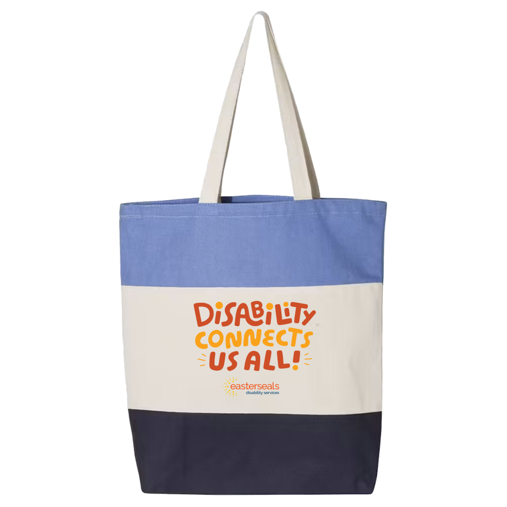 Q-Tees Tri-Color Tote