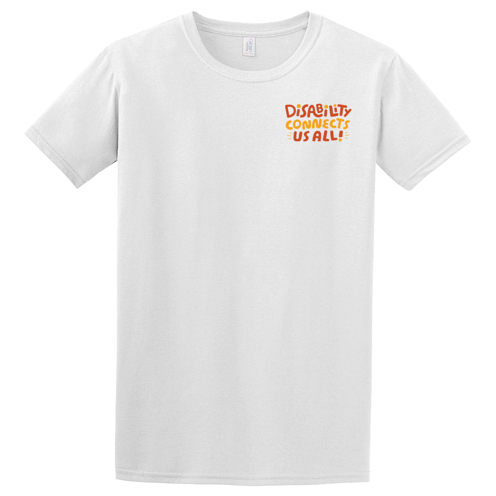Disability Connects Us All - Gildan Adult Unisex Softstyle T Shirt
