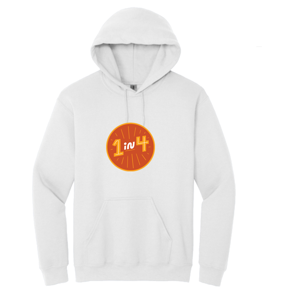 1 in 4 - Gildan Unisex Heavy Blend 50/50 Hoodie - Image 5