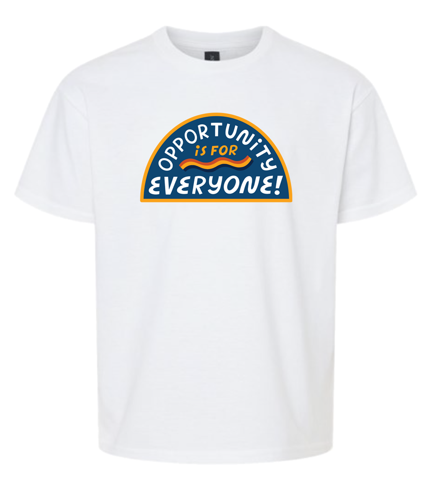 Opportunity Is for Everyone - Gildan Youth Softstyle T-shirt - Image 3