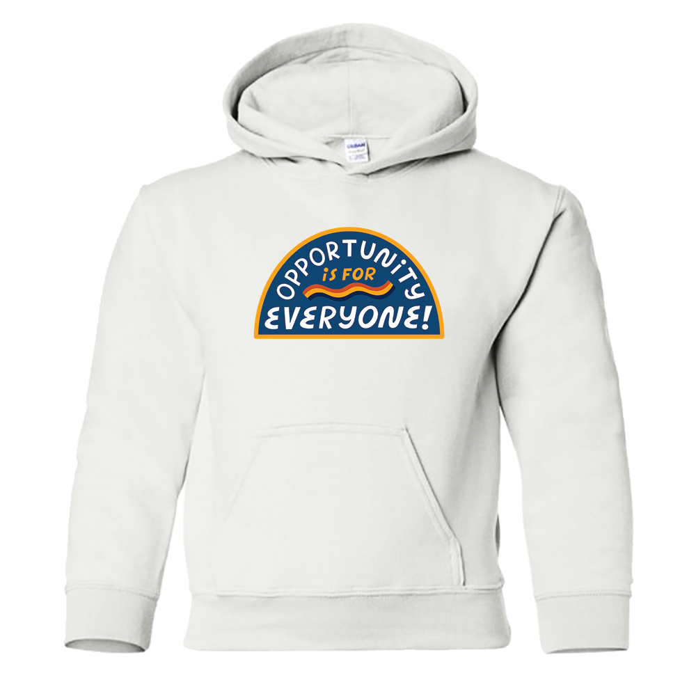 Opportunity is for Everyone - Gildan Youth Heavy Blend 50/50 Hoodie
